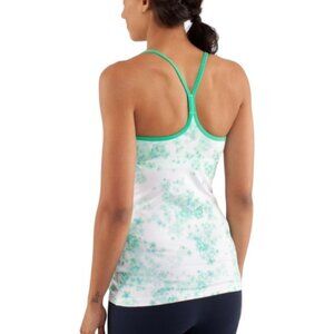 Lululemon Power Y Tank *Luon Light Frangipani Very Green / Very Green size 4